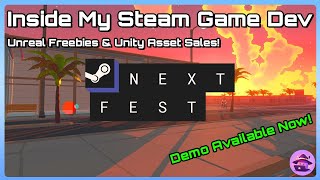 My Steam Game Dev + Unreal Freebies & Unity Asset Sales!