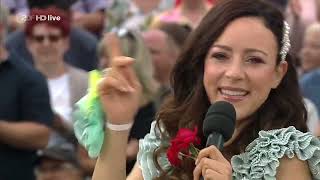 David Hasselhoff &amp; Blümchen Jasmin Wagner   You Made the Summer Go Away Live @ Fernsehgarten 2019 72