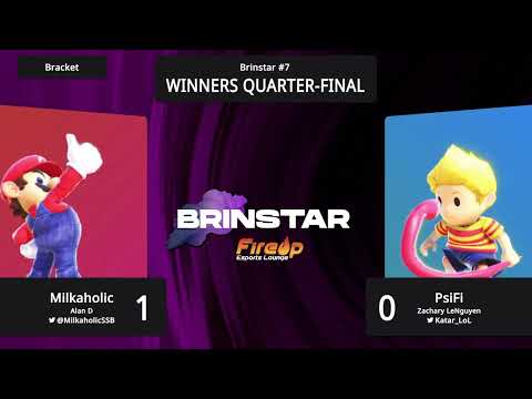 Milkaholic (Mario) vs PsiFi (Lucas) - Brinstar #7 Winners Quarter Finals