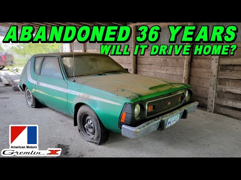 Will an ABANDONED AMC Run & Drive Home After 36 YEARS!? - Gremlin X Revival