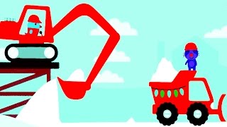 Sago Mini Trucks and Diggers Educational Kids Games - Play and Learn Sago Construction & Building