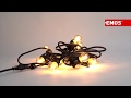 Video produktu Emos DCPZ01 spojovací světelný řetěz pro 10 žárovek E27