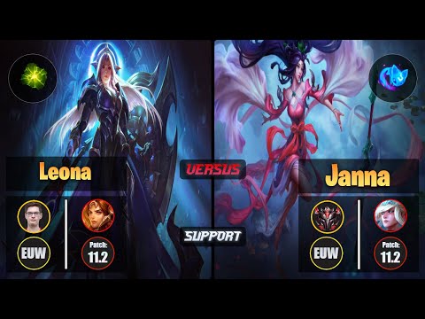 Mikyx LEONA (Support) [Aftershock] VS JANNA - Grandmaster EUW Patch 11.2