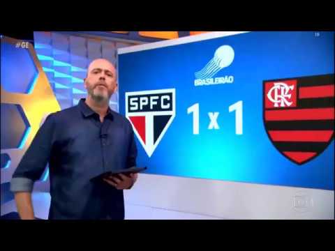 GLOBO ESPORTE | São Paulo 1 x 1 Flamengo - JOGAÇO CHEIO DE POLÊMICAS , EMOÇÃO e CONTUSÕES