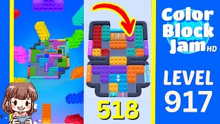 Solution du Niveau 917 de Color Block Jam