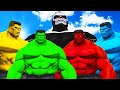 Green Hulk Red Hulk Blue Hulk Yellow Hulk VS Hulk Rider