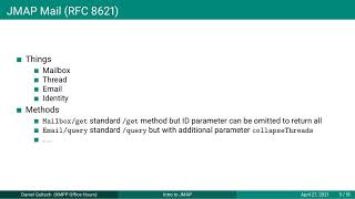 Intro to JMAP