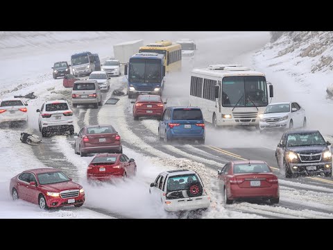 ICY ROAD MADNESS!  Winter Driving Fails & Lessons Caught on Camera