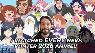 Watching & Ranking EVERY New Winter 2026 Anime!