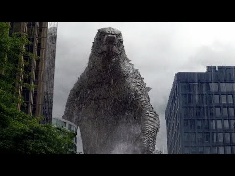Godzilla vs. MUTO "Let Them Fight" Scene - Godzilla (2014) Movie Clip HD