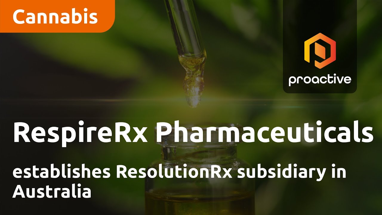 RespireRx Pharmaceuticals establishes ResolutionRx subsidiary in Australia