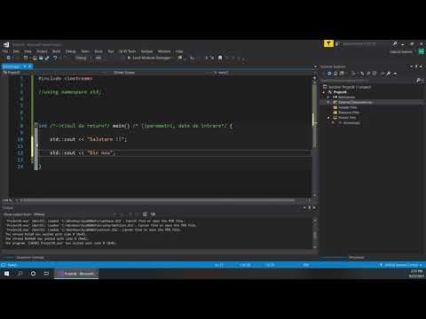 Curs C++ Introducere în programare (video 1)