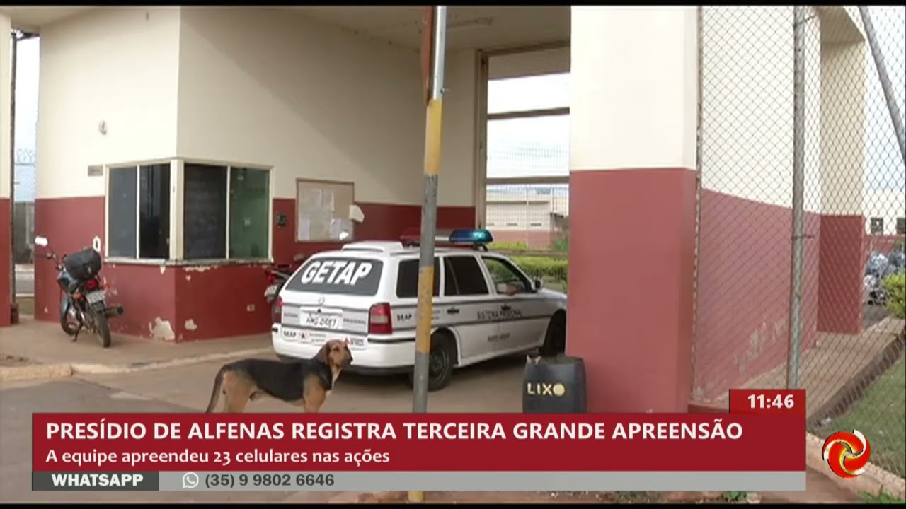 Presídio registra terceira grande apreensão em 15 dias em Alfenas