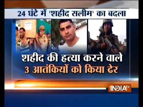 J-K: Security forces avenge death of Constable Saleem, gun down 3 terrorists