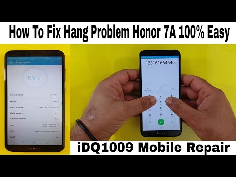 How To Fix Hang Problem Honor 7A 100% Easy idq1009.official