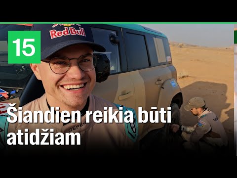 Kokia bus Roko Baciuškos taktika Dakaro maratone?