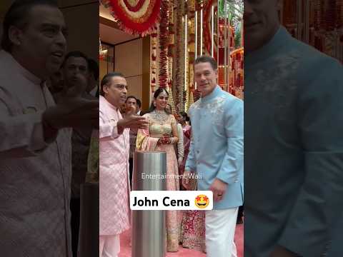 John Cena at Anant Ambani wedding #anantambani #johncena #ambani #anantambaniradhikamerchantwedding