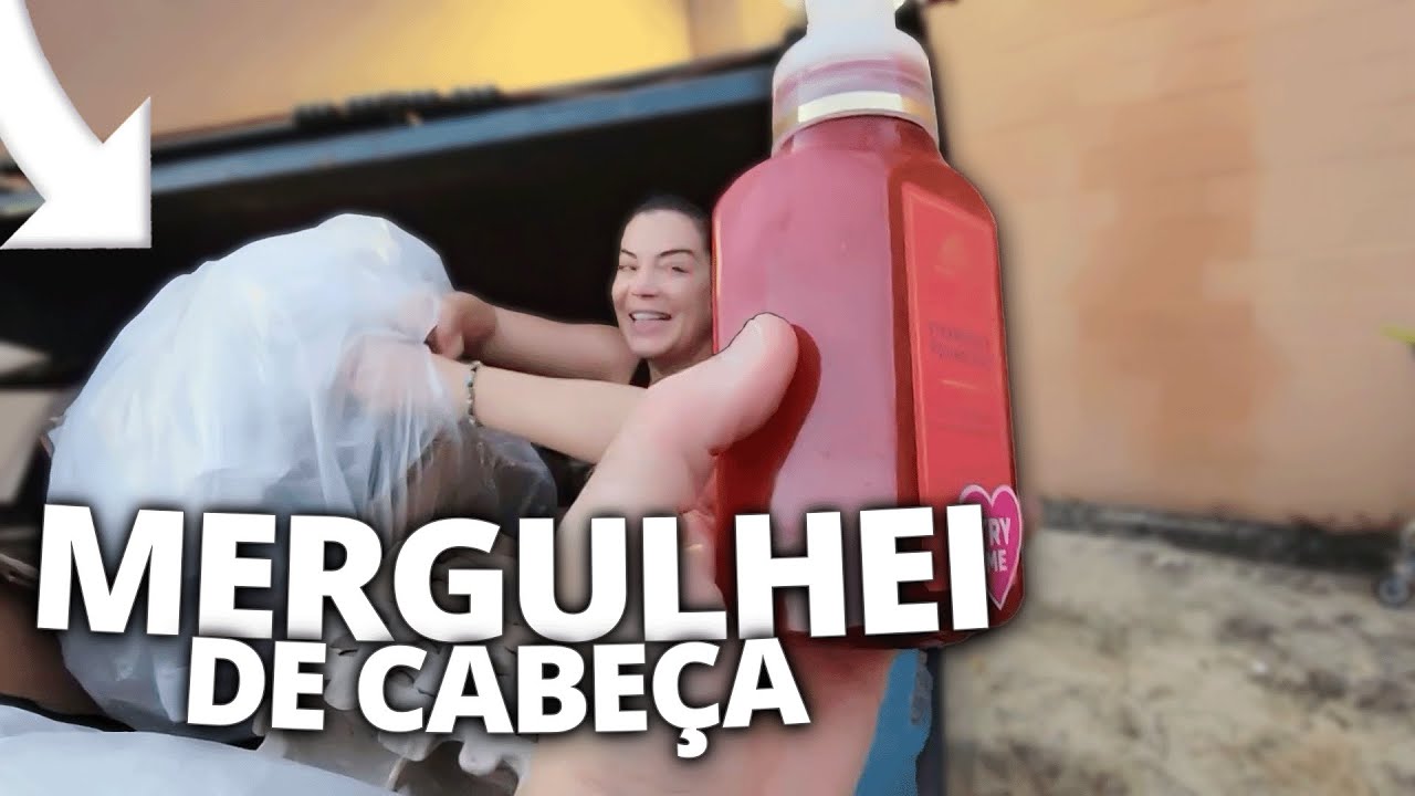 😅ANNA COLOCOU 1 KILO DE FEIJÃO DE MOLHO NÃO SEI O QUE FAZER 😂 FOMOS NO DUMPSTER E VOLTEI CHEIA
