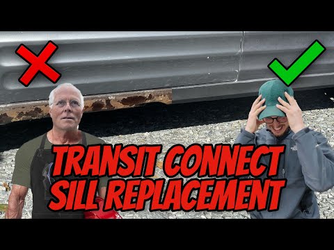 We Put Brand New Sills On To My Mk1 Transit Connect Camper!