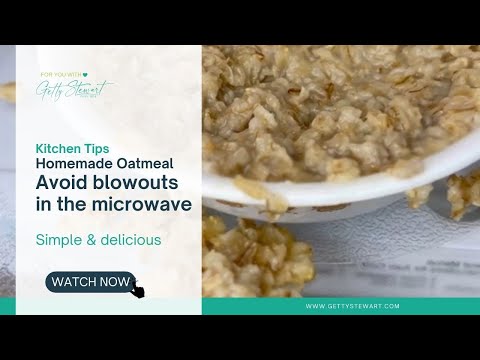 Avoid an Oatmeal Blow-Out in your Microwave