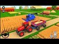 Tractor Farming 🚜 Driver: Village Simulator 2020 - Forage Plow Farm Harvester - Android Gameplay