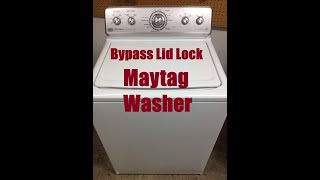 ⭐⭐ Maytag Washer Lid Lock Bypass | Washer lid lock repair | aAe your clothes stuck in washer