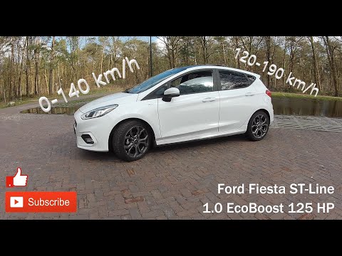 Ford Fiesta ST-Line 1.0 EcoBoost 125 HP acceleration