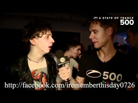 [ASOT 500]  Armin van Buuren interviews Arty (remix)