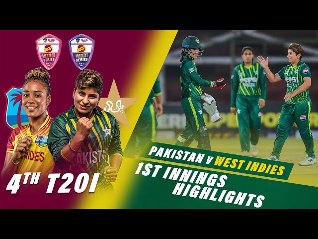 1st Innings Highlights | Pakistan Women vs West Indies Women | 4th T20I 2024 | PCB | M2F2U