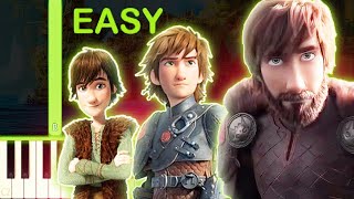 ALL How To Train Your Dragon Movies Theme Songs On Piano