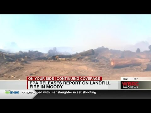 EPA releases report on landfill fire in Moody