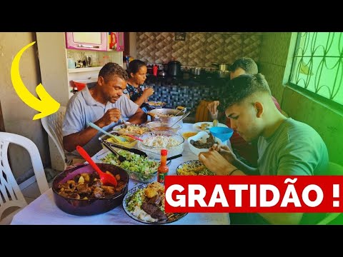 ALMOÇO ESPECIAL DE GRATIDÃO COM A FAMÍLIA DO NONATO!