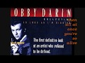 THAT'S THE WAY LOVE IS (WITH LYRICS) = BOBBY DARIN