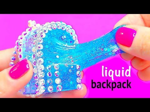 DIY Miniature Clear Liquid Backpack Video