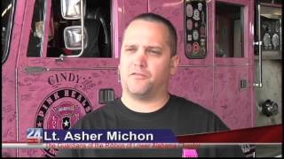 ‘Cindy’ the Pink Fire Truck