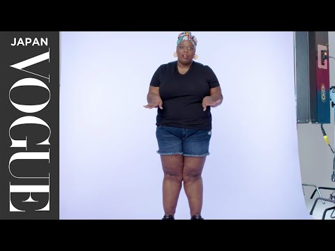 14位不同身材的女性試穿了同一條短褲。| VOGUE JAPAN (あらゆる体型の女性14人が、同じショートパンツを試着。| VOGUE JAPAN)