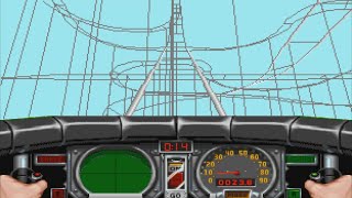 COASTER - A DOS Roller Coaster Simulator Game - Riding More Default Coasters (DOS) - Bonus Video