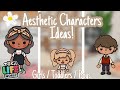 Aesthetic Character Ideas! | Girls/Toddlers/Boys | Toca Life World | Toca Angela~