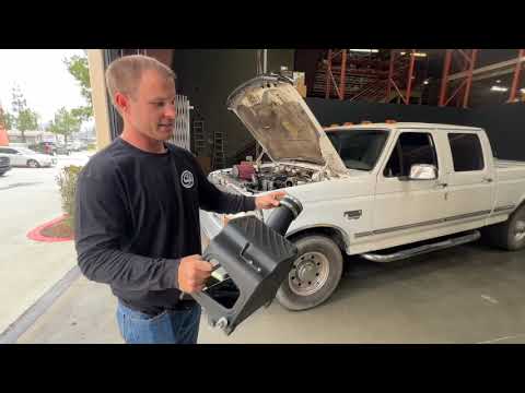 S&B Cold Air Intake Installation for 1994-1997 Ford Powerstroke 7.3L