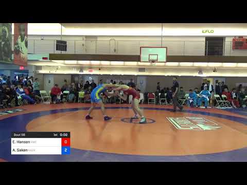 2018 Bill Farrell Memorial International/Men's Freestyle 86 RR Rnd 2 - Evan Hansen (VWC) Vs. Aitzh