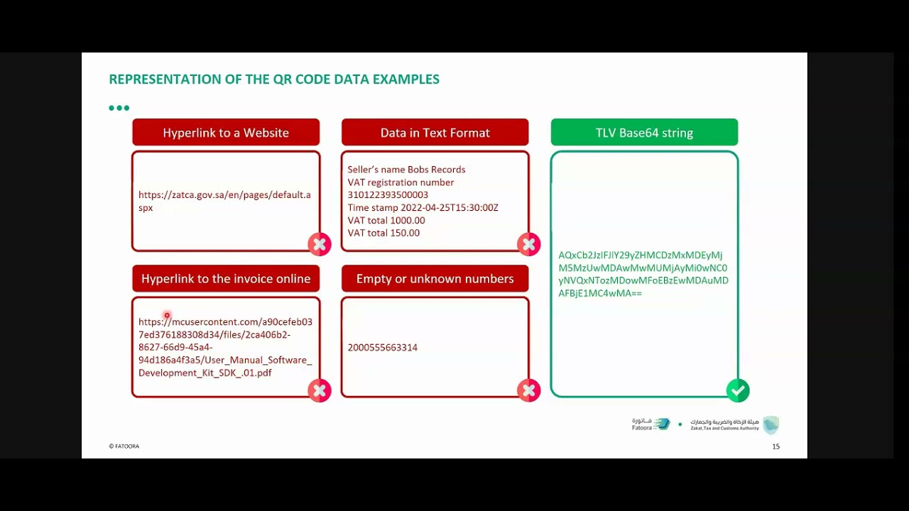 ZATCA explains how to identify wrong QR codes. Use the right software TopNotepad for correct QR code