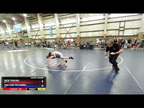 77 Lbs Champ. Round 1 - Jack Thrush, AZ Vs Treyden McCarrel, CO 79d7