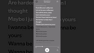 i wanna be yours - arctic monkey - lyrics #shorts