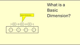 What are basic dimensions?