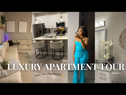 MY FULLY FURNISHED APARTMENT TOUR 2025 ♡ | cozy, modern, and everything Amazon, IKEA & Target
