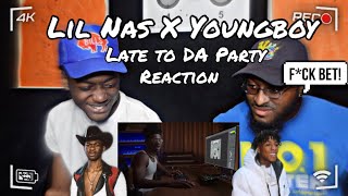 BOTH SNAPPED!💨🔥Lil Nas X & NBA YoungBoy - Late To Da Party (F*CK BET) (Official Video) REACTION