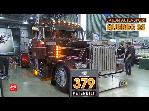Magnificent Peterbilt 379 Custom Built -63"sleeper 565hp -Exterior And Interior- Salon Auto-Sport Qc