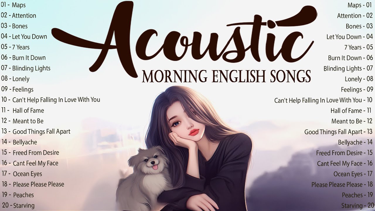 Morning Acoustic Songs 2025 Cover – Gentle English Songs with Lyrics 2025 to Start Fresh
