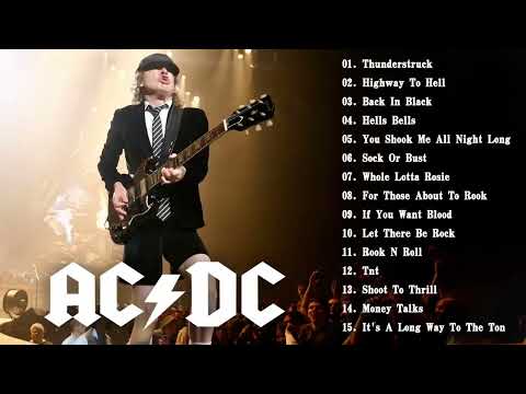 AC/DC Best Rock Songs - The Best Songs Of AC/DC Nonstop Playlist