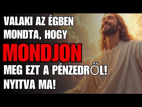 Isten azt mondja ➨ 😨 NEM HISZED KI, KI A PÉNZSEL VALÓ KÜZDELEDET NÉZI! NYISSA MEG EZT!